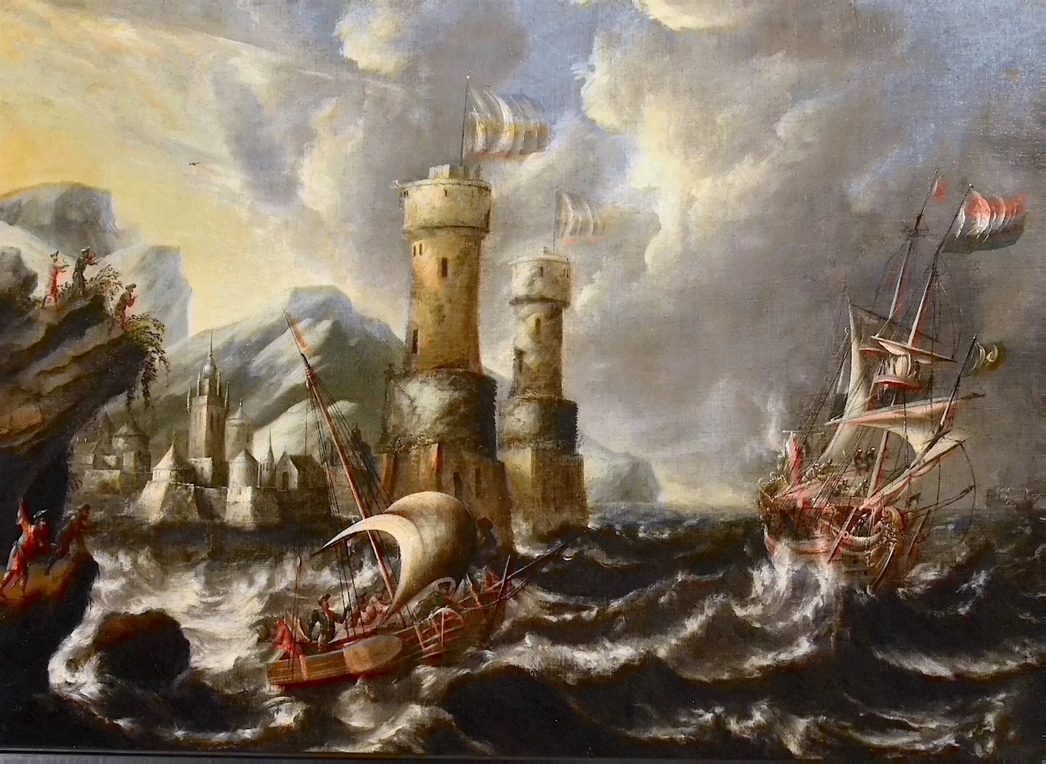 Sbarco di una nave su una costa meridionale - Museum of Cultural History Osnabrück